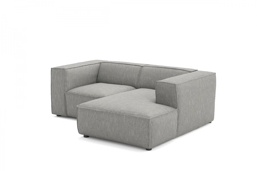 Model MODULARIS WB (wysoki bok) - Modularis WB sofa 1,5 osobowa + longchair prawy